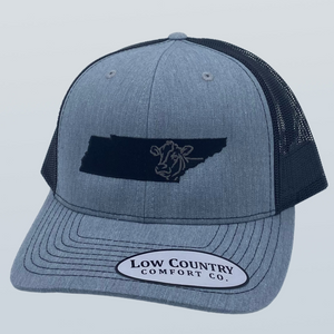 Tennessee Cow Heather/Black Hat