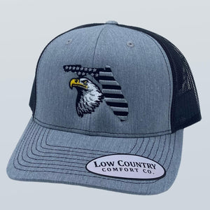 Florida Usa Eagle Heather/Black Hat