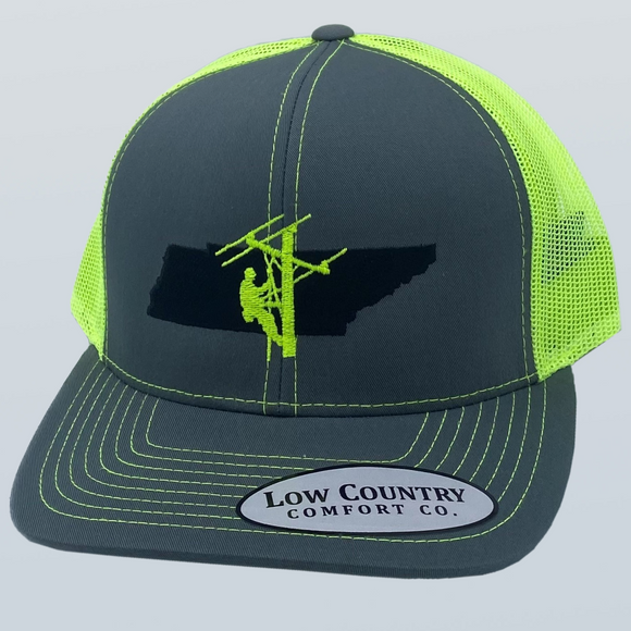 Tennessee Lineman Charcoal/Neon Yellow Hat