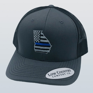 GA Blue Line Charcoal/Black