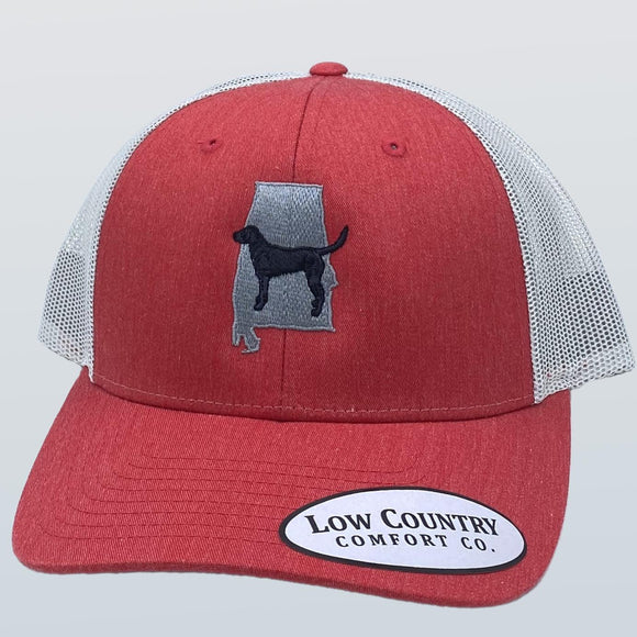 Alabama Lab Full Heather Red/Grey Hat