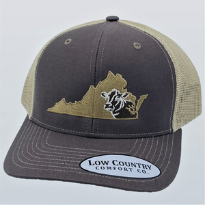 Virginia Cow Brown/Khaki Hat