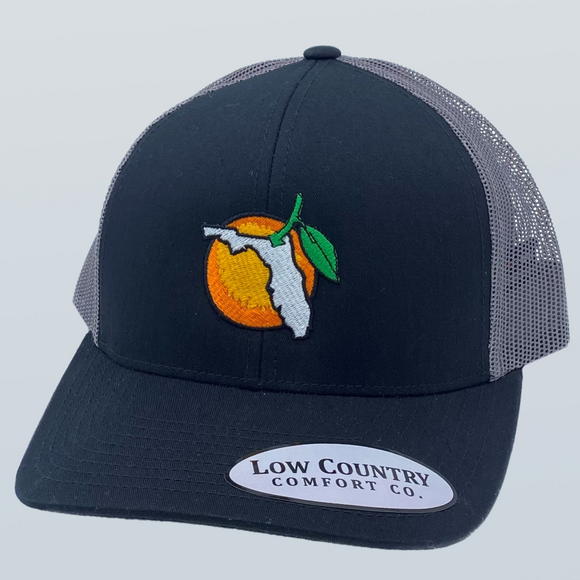 Florida Orange 1 Black/Charcoal Hat