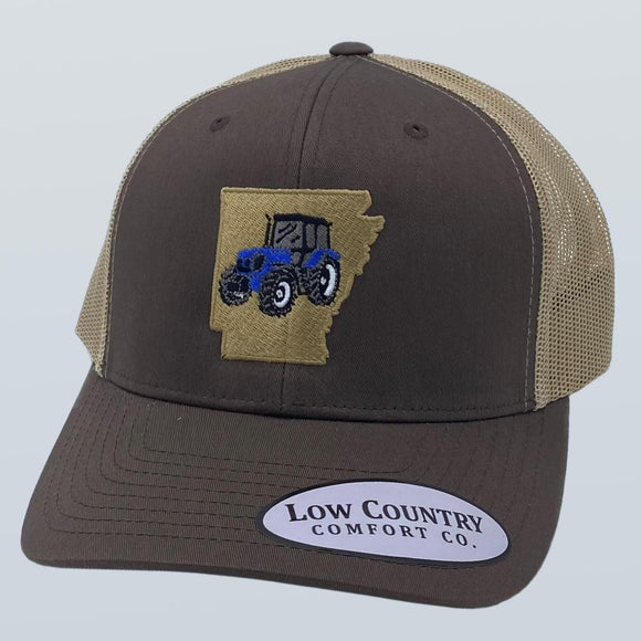Arkansas Tractor Blue Brown/Khaki Hat