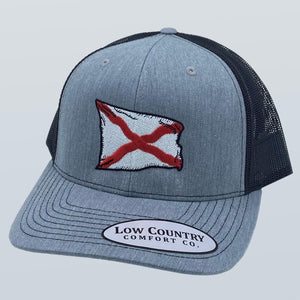 Alabama Wavy Flag Heather/Black Hat