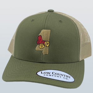 Mississippi Shotgun Shells Moss/Khaki Hat