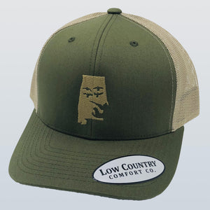 Alabama Duck Moss/Khaki Hat