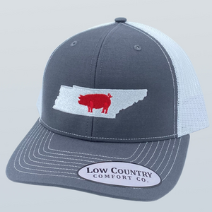 Tennessee Pig Charcoal/White Hat