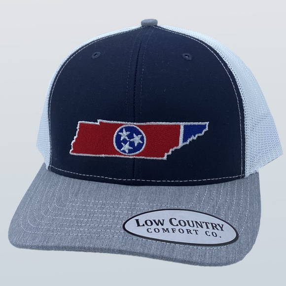 Tennessee Flag Heather/Navy/White Hat