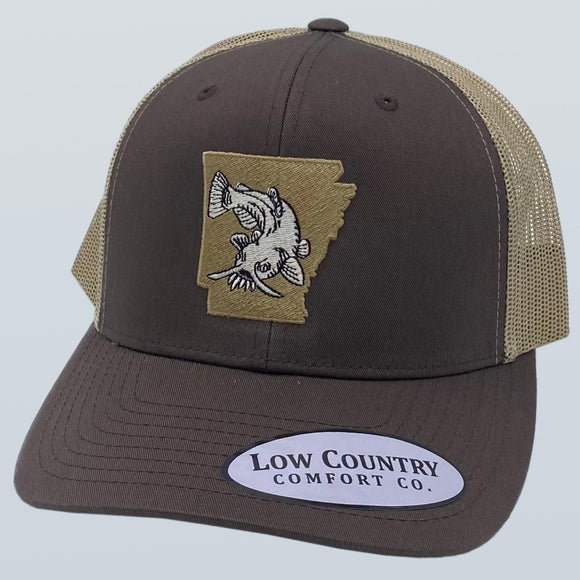 Arkansas Catfish Brown/Khaki Hat