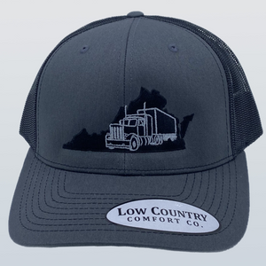 Virginia Semi Truck Charcoal/Black Hat