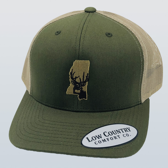Mississippi Deer Moss/Khaki Hat