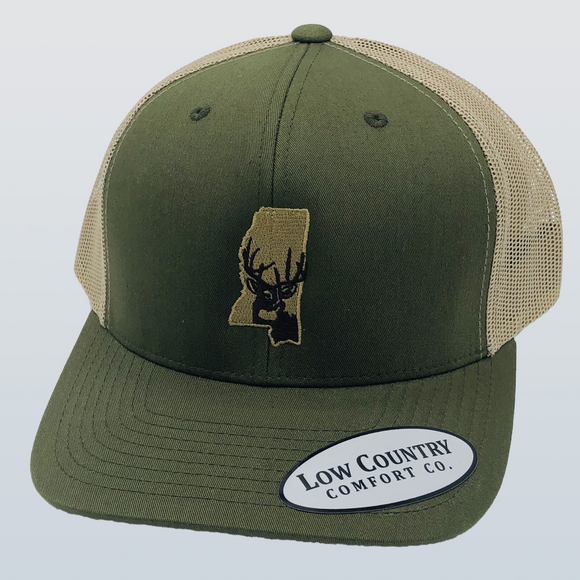 Mississippi Deer Moss/Khaki Hat – Riverbed Threads1