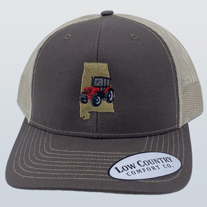 Alabama Tractor Red Brown/Khaki Hat