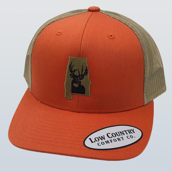 Alabama Deer Orange/Khaki Hat