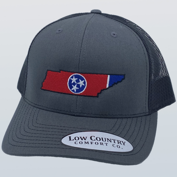 Tennessee Flag Charcoal/Black Hat