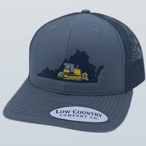 Virginia Bulldozer Charcoal/Black Hat