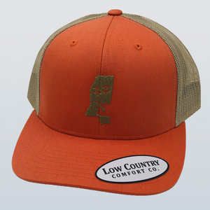 Mississippi Duck Orange/Khaki Hat