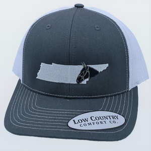 Tennessee Horse Charcoal/White Hat