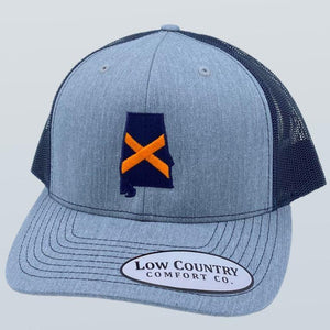 Alabama Flag Heather/Navy Hat