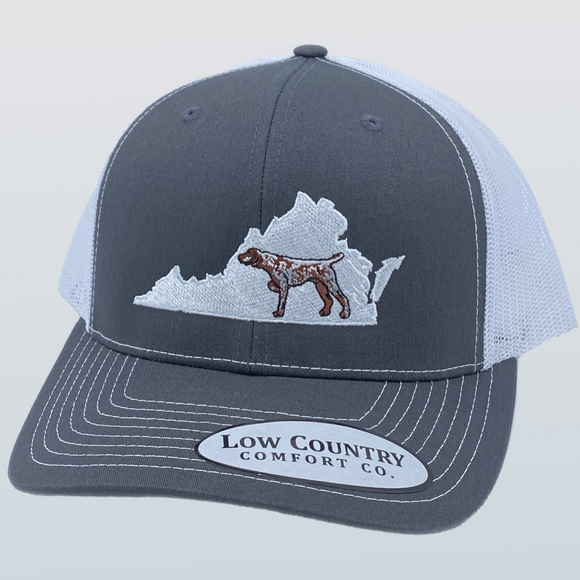 Virginia Pointer Charcoal/White Hat