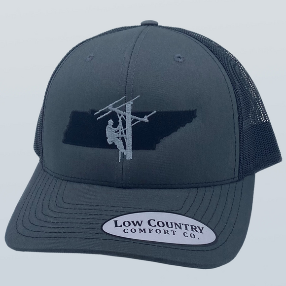 Tennessee Lineman Greyscale Charcoal/Black Hat