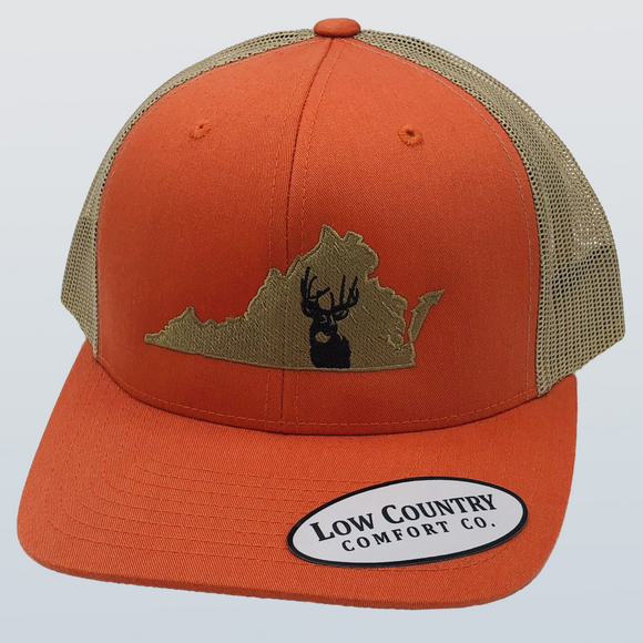 Virginia Deer Orange/Khaki Hat