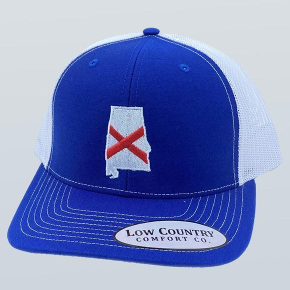 Alabama Flag Royal/White Hat