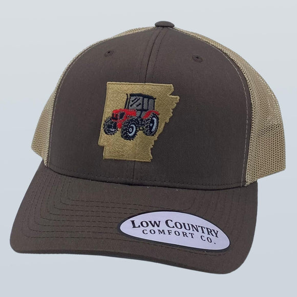 Arkansas Tractor Red Brown/Khaki Hat