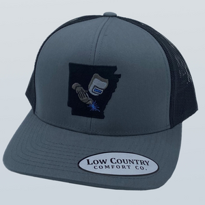 Arkansas Welder Charcoal/Black Hat