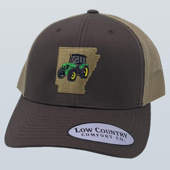Arkansas Tractor Green Brown/Khaki Hat
