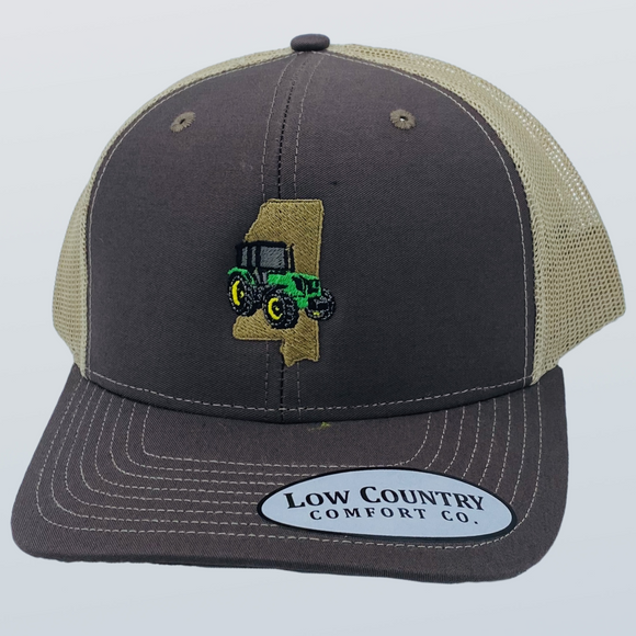 Mississippi Tractor Green Brown/Khaki Hat