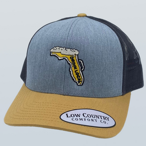 Florida Drink Local Heather/Gold/Black Hat