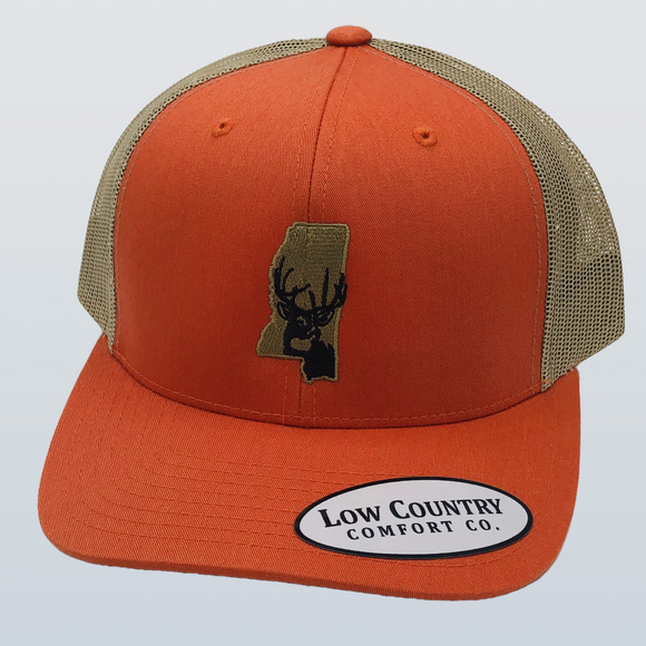 Mississippi Deer Orange/Khaki Hat