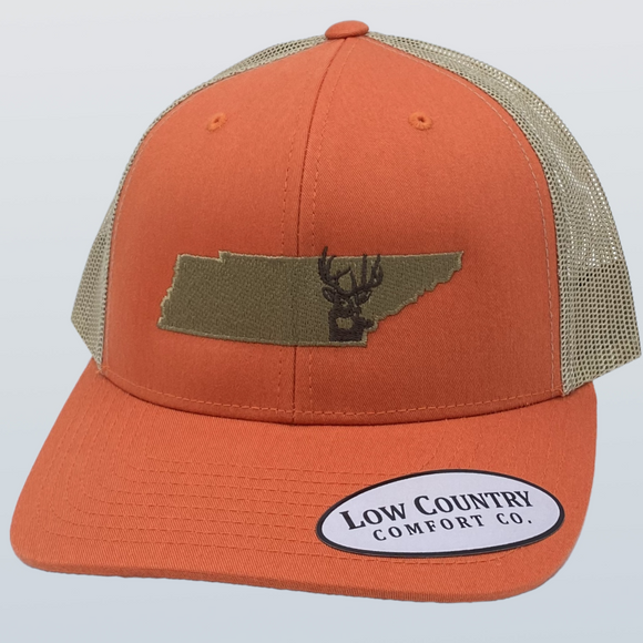 Tennessee Deer Orange/Khaki Hat