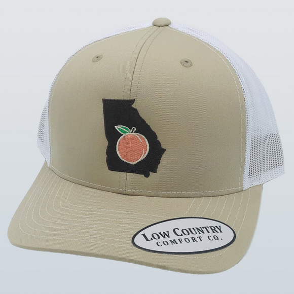 GA Peach Khaki/White