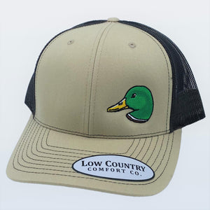 Ruffling Feathers Mallard Side Panel Khaki/Brown Hat