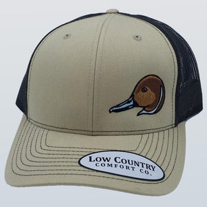 Ruffling Feathers Pintail Side Panel Khaki/Brown Hat