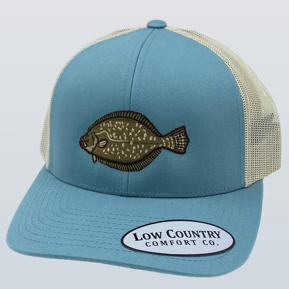 Flounder Smoke Blue/Beige Hat