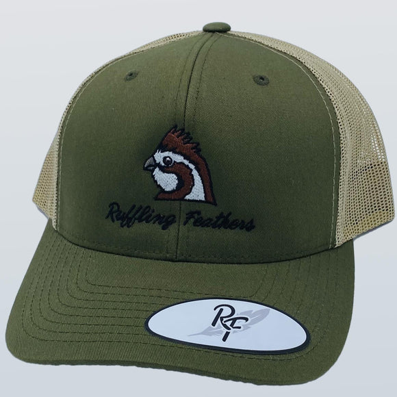Ruffling Feathers Quail Moss/Khaki Hat