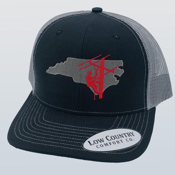 North Carolina Lineman Black/Charcoal Hat