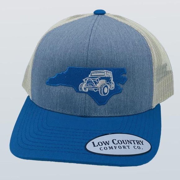 North Carolina Jeep Heather/Ocean/Beige Hat