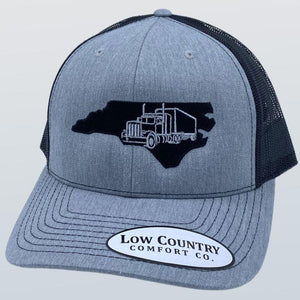 North Carolina Semi Truck Heather/Black Hat