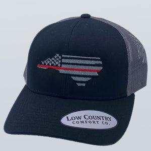 North Carolina Red Line Black/Charcoal Hat