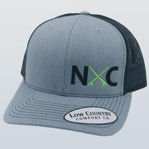 North Carolina Surfboard Heather/Black Hat