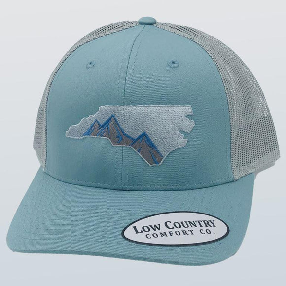 North Carolina Mountain Smoke Blue/Aluminum Hat