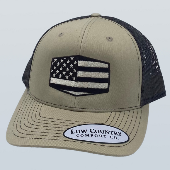 Freedom Series Flag Khaki/Brown Hat