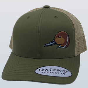 Ruffling Feathers Pintail Side Panel Moss/Khaki Hat