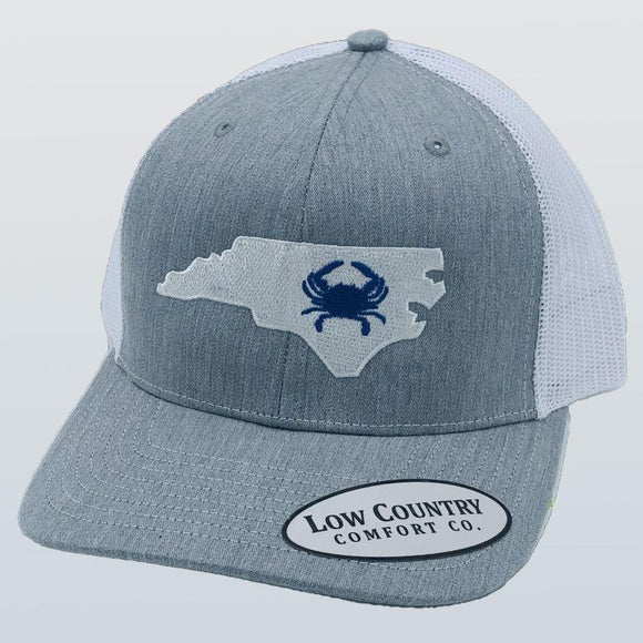 North Carolina Crab Heather/White Hat