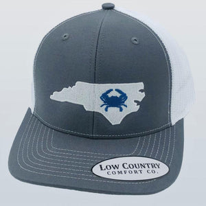 North Carolina Crab Charcoal/White Hat